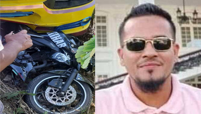 ফেঞ্চুগঞ্জে বাস চাপায় মোটরসাইকেল আরোহি নিহত